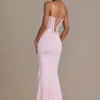 Beatrix Premium Embellished Lace Corset Gown σε Baby Pink Beatrix Premium Embellished Lace Corset Gown σε Baby Pink