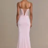 Beatrix Premium Embellished Lace Corset Gown σε Baby Pink Beatrix Premium Embellished Lace Corset Gown σε Baby Pink