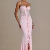 Beatrix Premium Embellished Lace Corset Gown σε Baby Pink Beatrix Premium Embellished Lace Corset Gown σε Baby Pink