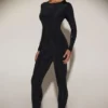 Cassie Embellished Jersey High-Waisted Leggings σε μαύρο Cassie Embellished Jersey High-Waisted Leggings σε μαύρο