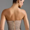 Charnelle Embellished Bandeau Μπλούζα σε χρώμα αμύγδαλο Charnelle Embellished Bandeau Μπλούζα σε χρώμα αμύγδαλο