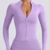 Define Luxe Zip-Up Jacket σε λιλά Define Luxe Zip-Up Jacket σε λιλά