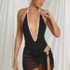 Elvire Side-Tie Sarong σε μαύρο Elvire Side-Tie Sarong σε μαύρο