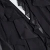 Felicity Παντελόνι με βολάν, μεσαίου ύψους και φαρδιά γραμμή σε μαύρο χρώμα