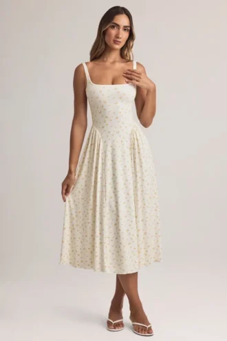 Φορέμα Aireen Modal A-Line Midaxi με floral print