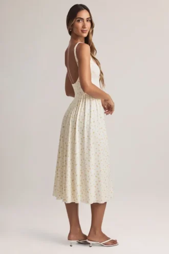 Φορέμα Aireen Modal A-Line Midaxi με floral print