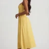 Φορέμα Aireen Modal A-Line Midaxi σε παστέλ κίτρινο Φορέμα Aireen Modal A-Line Midaxi σε παστέλ κίτρινο
