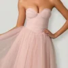 Φορέμα Cindy Tulle Corset Midaxi σε χρώμα Dusty Rose Φορέμα Cindy Tulle Corset Midaxi σε χρώμα Dusty Rose