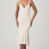 Φόρεμα Elowen με V-Neck Godet Midaxi σε χρώμα Ivory Φόρεμα Elowen με V-Neck Godet Midaxi σε χρώμα Ivory