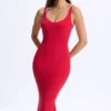 Φορέμα Lois Modal Plunge Open-Back Midaxi σε χρώμα Cherry Red Φορέμα Lois Modal Plunge Open-Back Midaxi σε χρώμα Cherry Red