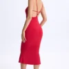 Φορέμα Lois Modal Plunge Open-Back Midaxi σε χρώμα Cherry Red Φορέμα Lois Modal Plunge Open-Back Midaxi σε χρώμα Cherry Red