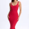Φορέμα Lois Modal Plunge Open-Back Midaxi σε χρώμα Cherry Red Φορέμα Lois Modal Plunge Open-Back Midaxi σε χρώμα Cherry Red