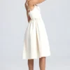 Φορέμα Marguerite Draped Corset Midaxi σε χρώμα ιβουάρ Φορέμα Marguerite Draped Corset Midaxi σε χρώμα ιβουάρ