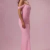 Φόρεμα Naelle Mesh Draped Corset σε ροζ χρώμα Candyfloss