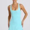 Φορέμα τένις Soft Active με ανοιχτή πλάτη σε χρώμα Aqua Φορέμα τένις Soft Active με ανοιχτή πλάτη σε χρώμα Aqua