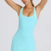 Φορέμα τένις Soft Active με ανοιχτή πλάτη σε χρώμα Aqua Φορέμα τένις Soft Active με ανοιχτή πλάτη σε χρώμα Aqua