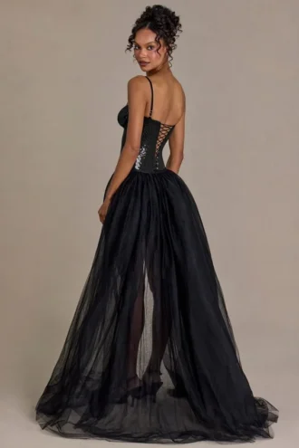 Φούστα Odette Premium Tulle σε μαύρο χρώμα