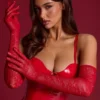 Γάντια Poe Lace σε κόκκινο της φωτιάς
