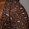 Guilia Sheer Embellished Long Sleeve Crop Top σε χρώμα Deep Cocoa Guilia Sheer Embellished Long Sleeve Crop Top σε χρώμα Deep Cocoa
