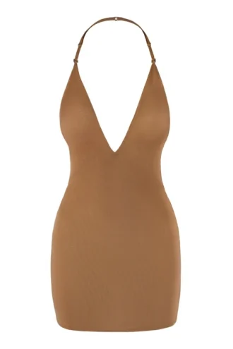 Intimates Intimates Μίνι Φορέμα Soft Mesh Multiway σε χρώμα αμύγδαλο