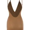Intimates Intimates Μίνι Φορέμα Soft Mesh Multiway σε χρώμα αμύγδαλο