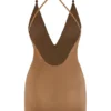 Intimates Intimates Μίνι Φορέμα Soft Mesh Multiway σε χρώμα αμύγδαλο