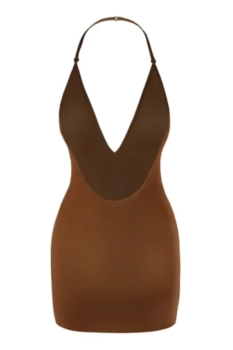 Intimates Intimates Μίνι Φορέμα Soft Mesh Multiway σε χρώμα καστανιάς