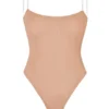 Intimates Κορμάκι με στρινγκ και αόρατους ιμάντες από απαλό πλέγμα σε χρώμα ζεστό ροδάκινο Intimates Κορμάκι με στρινγκ και αόρατους ιμάντες από απαλό πλέγμα σε χρώμα ζεστό ροδάκινο
