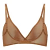Intimates Μαλακό πλέγμα μονής στρώσης τριγωνικό σουτιέν σε χρώμα αμύγδαλο