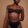 Intimates Μαύρο σλιπ με ψηλή μέση από μαλακό πλέγμα