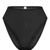 Intimates Μαύρο σλιπ με ψηλή μέση από μαλακό πλέγμα