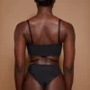 Intimates Μαύρο σουτιέν bandeau από μαλακό πλέγμα Intimates Μαύρο σουτιέν bandeau από μαλακό πλέγμα