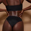Intimates Μαύρο σουτιέν bandeau από μαλακό πλέγμα Intimates Μαύρο σουτιέν bandeau από μαλακό πλέγμα