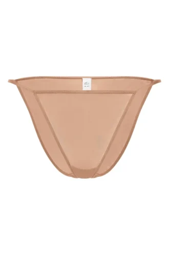 Intimates Μπικίνι με λεπτές τιράντες από μαλακό πλέγμα σε χρώμα ζεστό ροδάκινο