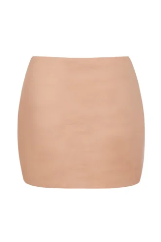 Intimates Soft Mesh Φούστα-σλιπ χαμηλής μέσης σε χρώμα Warm Peach