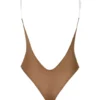Intimates Soft Mesh Invisible Strap Thong Κορμάκι σε χρώμα αμύγδαλο Intimates Soft Mesh Invisible Strap Thong Κορμάκι σε χρώμα αμύγδαλο