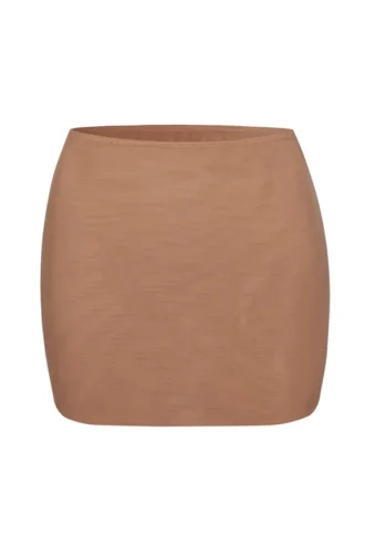 Intimates Soft Mesh Low-Rise Micro Mini Φούστης σε χρώμα μέλι