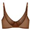 Intimates Soft Mesh Μονόστρωμα Σουτιέν με Μπανέλες σε Χρώμα Καστανιά