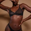 Intimates Soft Mesh Μονόστρωμα Σουτιέν με Μπανέλες σε Μαύρο