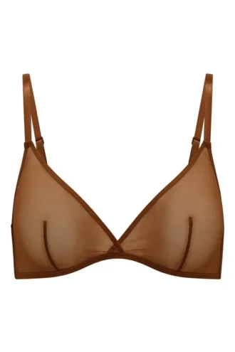 Intimates Soft Mesh Μονόστρωμα Τριγωνικό Σουτιέν σε Χρώμα Καστανιά