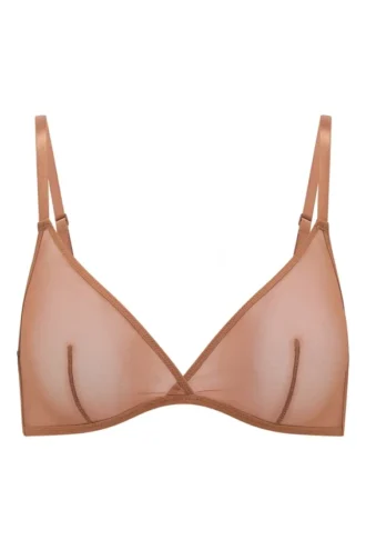 Intimates Soft Mesh Μονόστρωμα Τριγωνικό Σουτιέν σε Χρώμα Μέλι