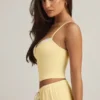 Isalie Modal Camisole Pyjama Μπλούζα σε παστέλ κίτρινο Isalie Modal Camisole Pyjama Μπλούζα σε παστέλ κίτρινο