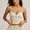 Isalie Modal Camisole Pyjama Μπλούζα σε σχέδιο λεμονιού Isalie Modal Camisole Pyjama Μπλούζα σε σχέδιο λεμονιού