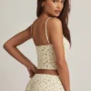 Isalie Modal Camisole Pyjama Μπλούζα σε σχέδιο λεμονιού Isalie Modal Camisole Pyjama Μπλούζα σε σχέδιο λεμονιού