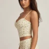 Isalie Modal Camisole Pyjama Μπλούζα σε σχέδιο λεμονιού Isalie Modal Camisole Pyjama Μπλούζα σε σχέδιο λεμονιού