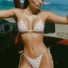 Κάτω μέρος Σλιπ Μπικίνι Cove Side-Tie Cheeky με τυπωμένο μοτίβο κερασιών