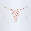 Κάτω μέρος Σλιπ Μπικίνι Cove Side-Tie Cheeky με τυπωμένο μοτίβο κερασιών