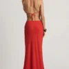 Keona Mid-Rise Split Φούστης σε Chilli Red Keona Mid-Rise Split Φούστης σε Chilli Red