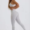 Κολάν Soft Active με μεσαία μέση σε γκρι χρώμα Κολάν Soft Active με μεσαία μέση σε γκρι χρώμα