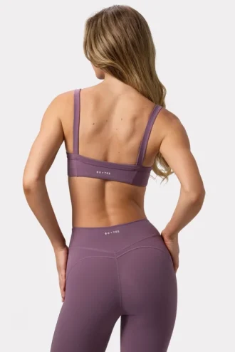 Αθλητικό σουτιέν Soft Active με λεπτομέρειες ραφών σε χρώμα Dusk